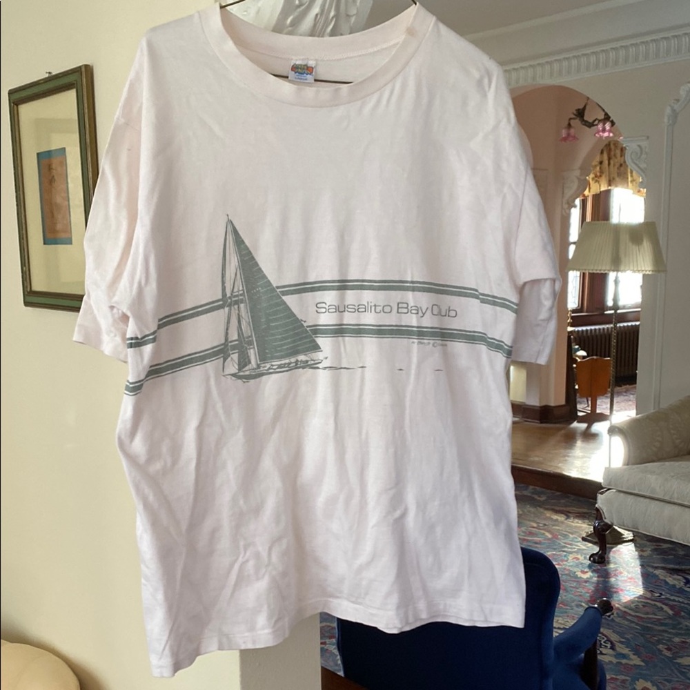 Sausalito Bay Club 100% Cotton (San Francisco)Tee Shirt Men’s or Women’s Large